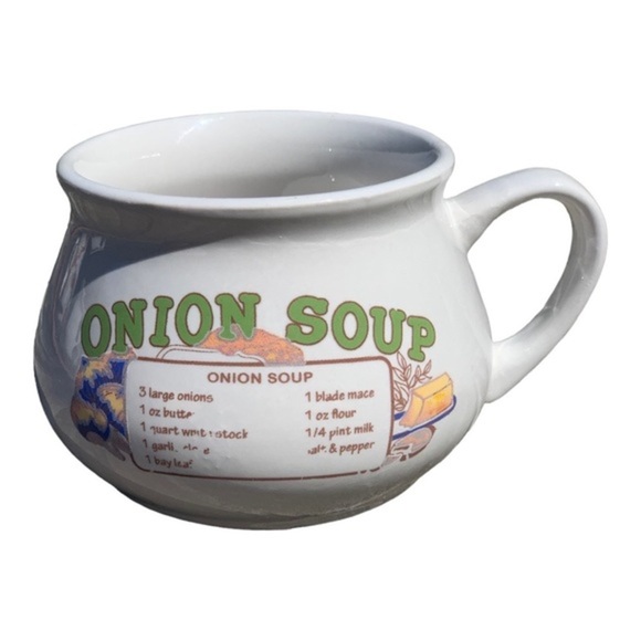 Onion soup recipe mug 12 oz - Picture 5 of 6